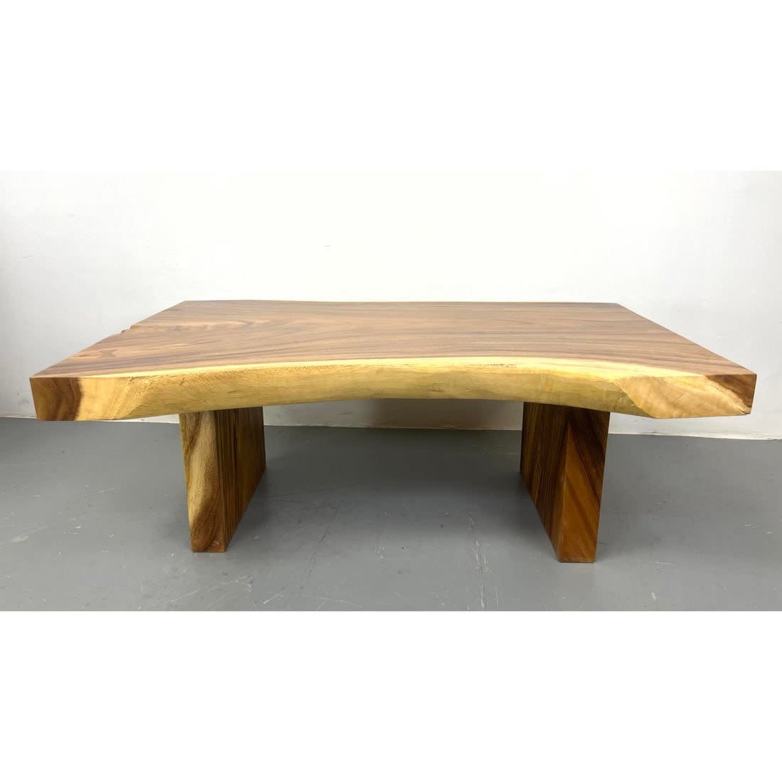 Thick Live edge Slab Coffee Table  362cfe