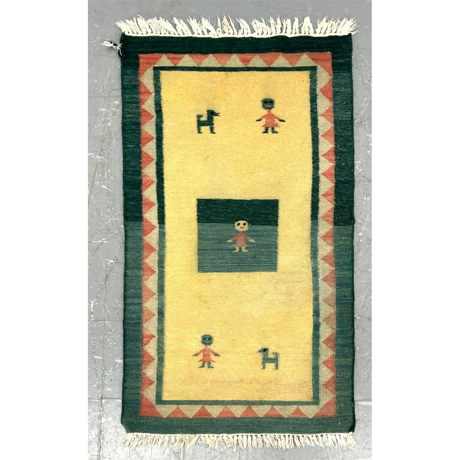 Decorative Indian Style Woven Carpet 362d13