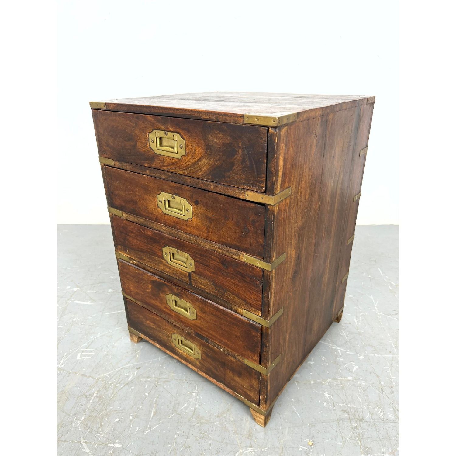 5 Drawer Rosewood Campaign Chest 362d4e