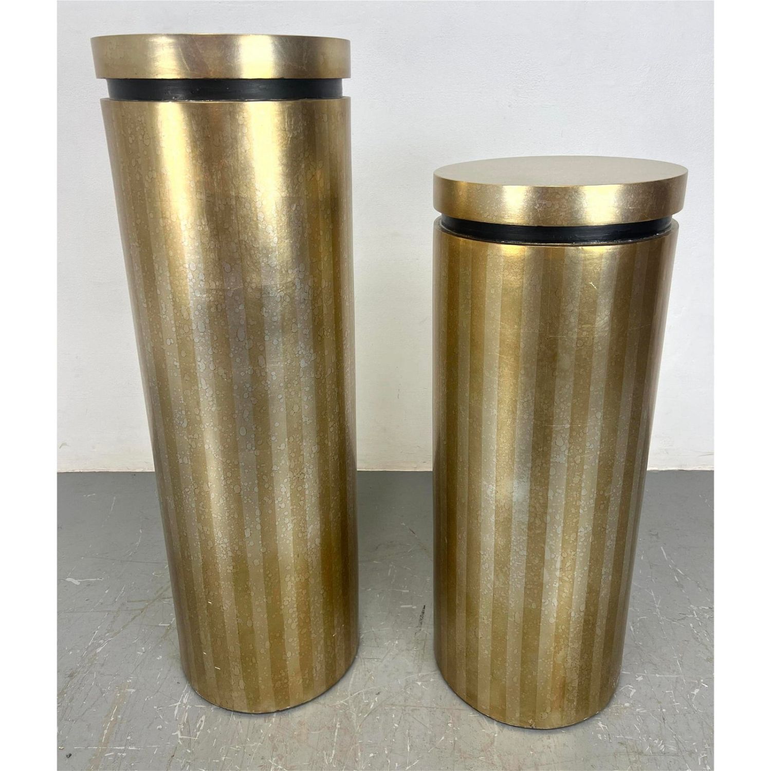 2pc Modernist Display Pedestals  362d5a