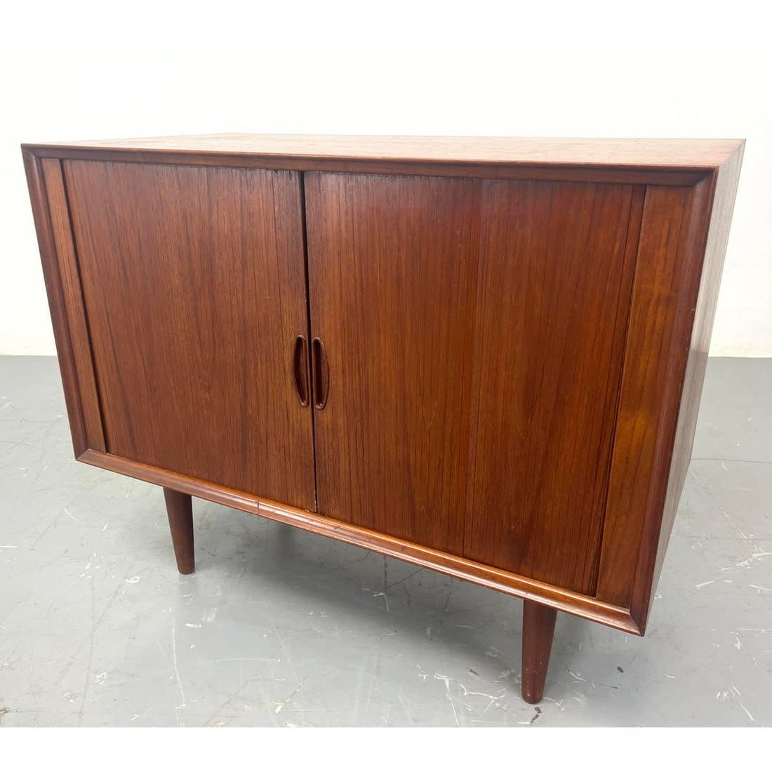 Danish Modern Teak Tambour Door 362d8c