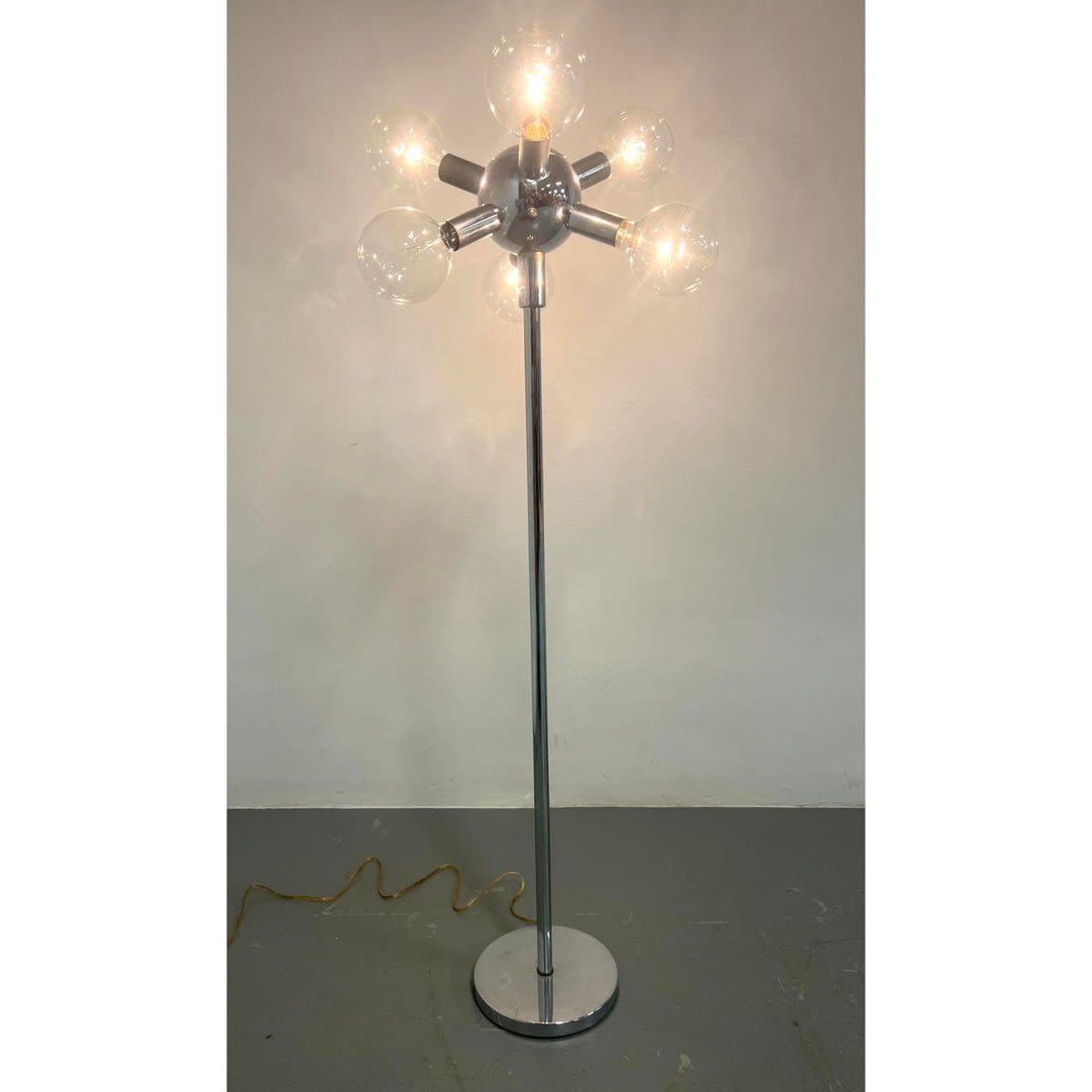 Chrome atomic floor lamp 70 s 362d93