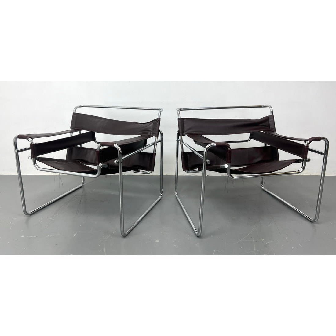 Pair Marcel Breuer Wassily Style 362dc6