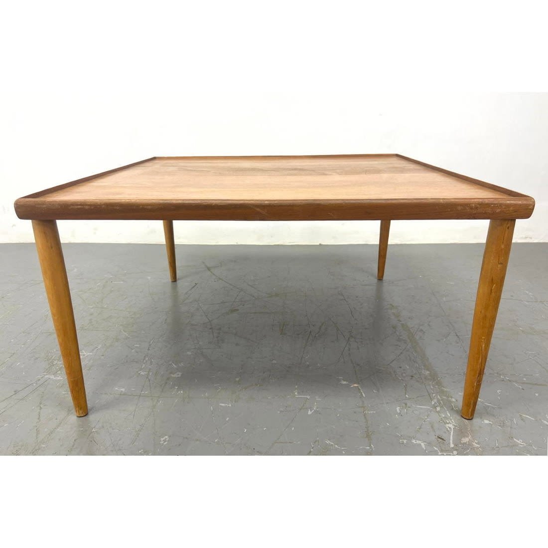 Danish Modern Teak Square Coffee