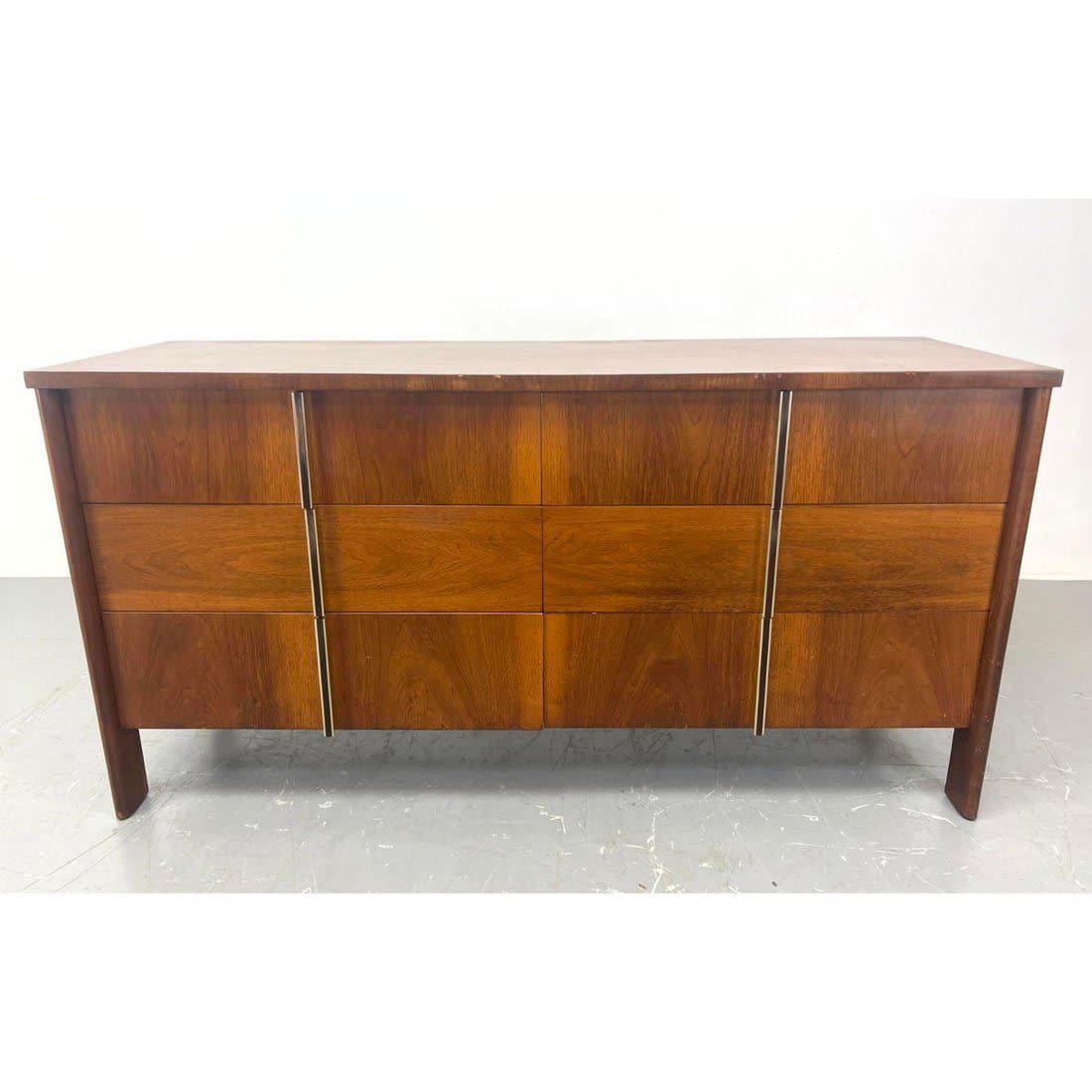 American Modern Walnut Credenza  362dd5