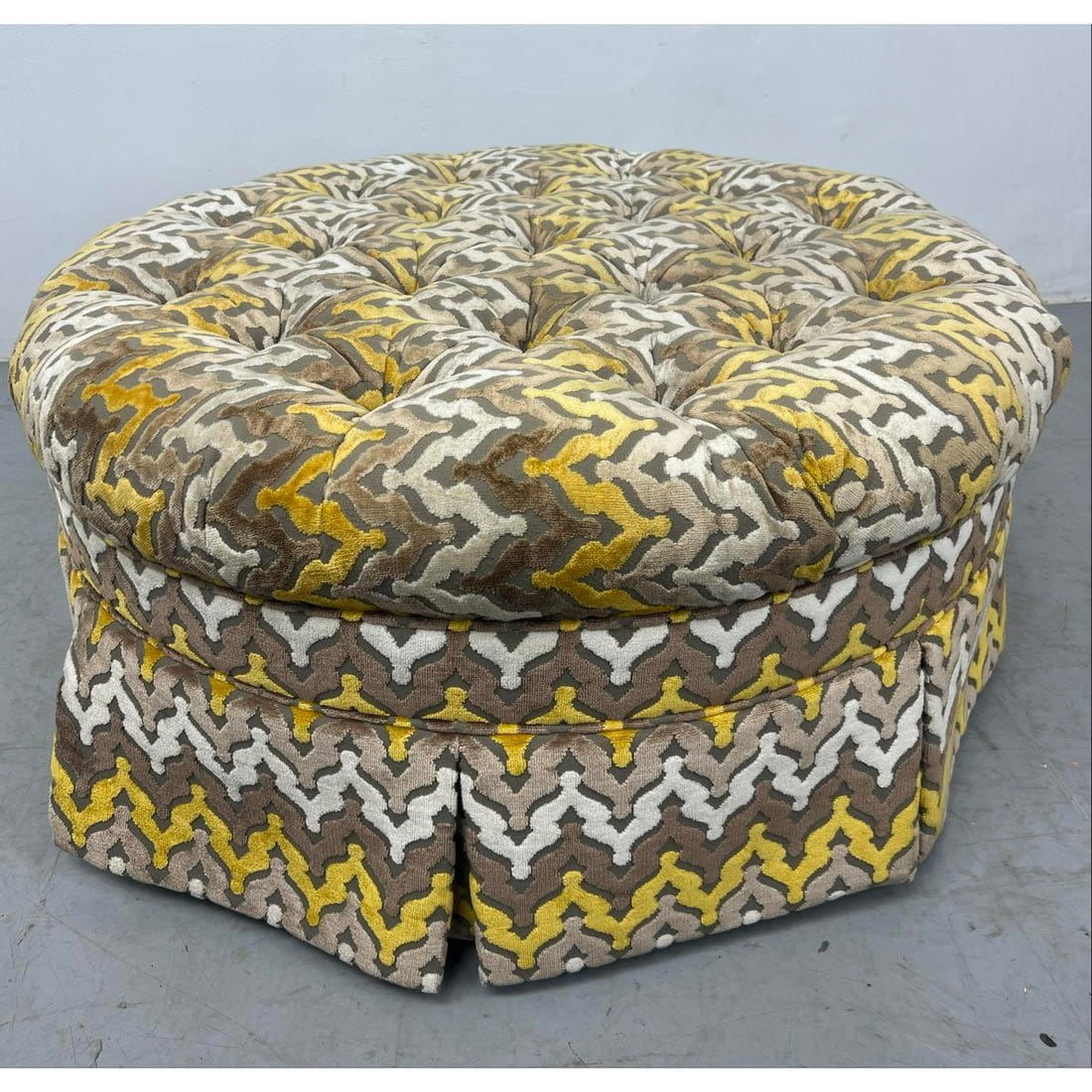 VANGUARD Oversized Ottoman Stool.