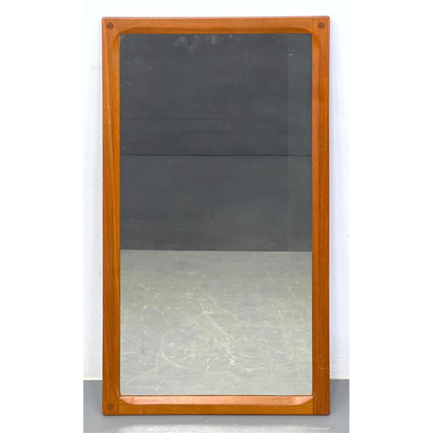 Danish teak wall mirror ASKEL KJERSGAARD