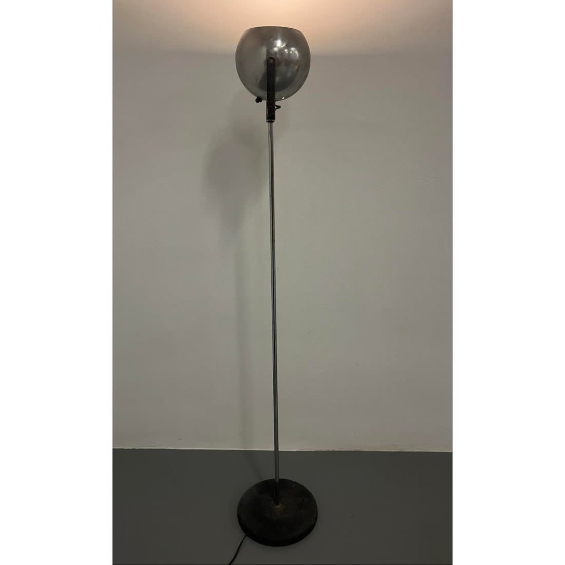 Modernist Chrome Ball Shade Floor 362e2b