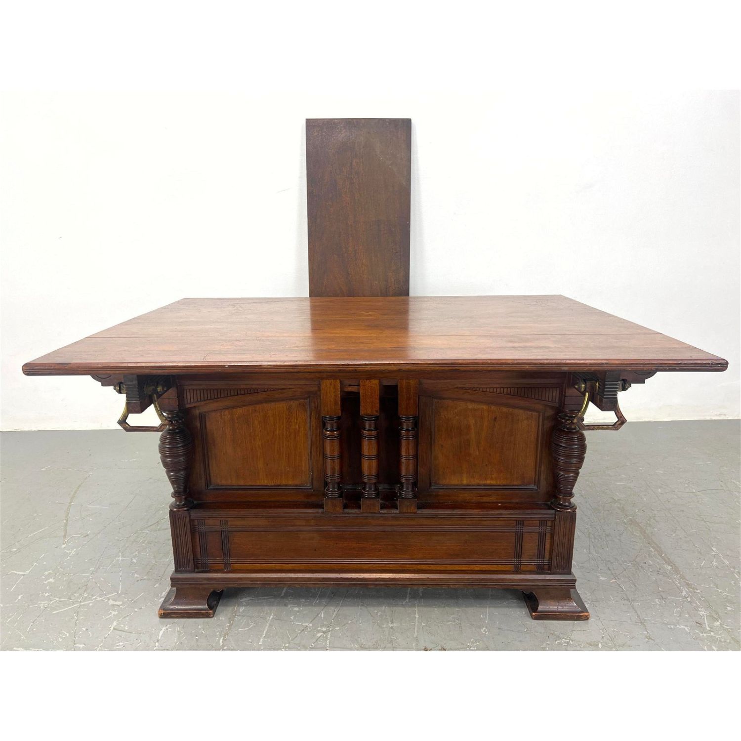 Victorian Work Table Cabinet Carved 362e67