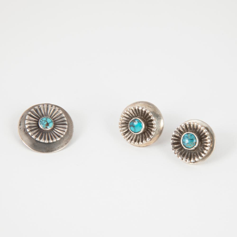 LEWIS LOMAY, HOPI, SILVER AND TURQUOISE