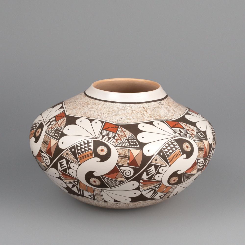 RAINY NAHA, POLYCHROME JAR WITH