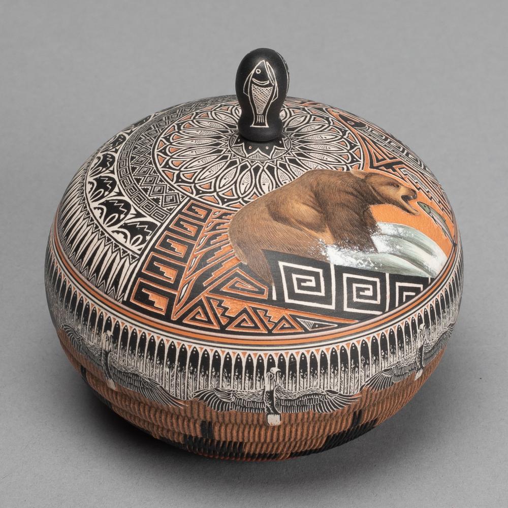 WALLACE NEZ, SEED POT WITH LID,