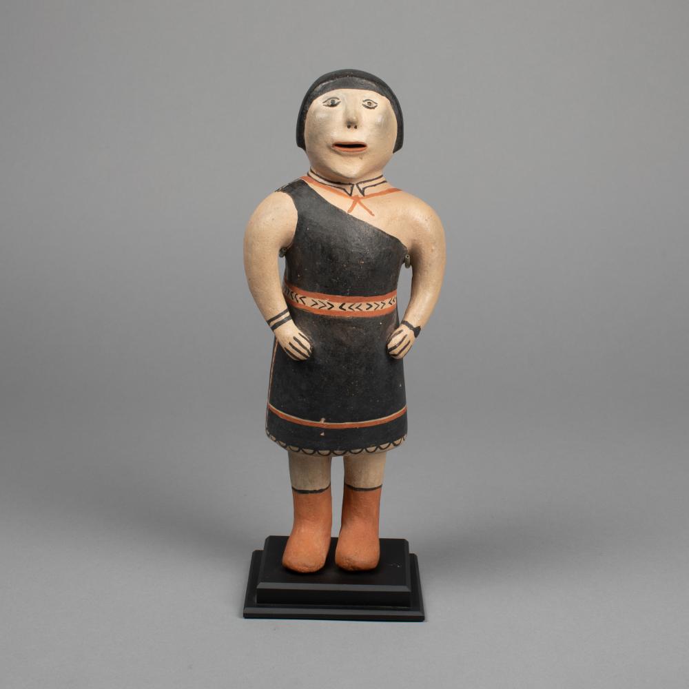 COCHITI, FEMALE FIGURE, CA. 1970Cochiti,