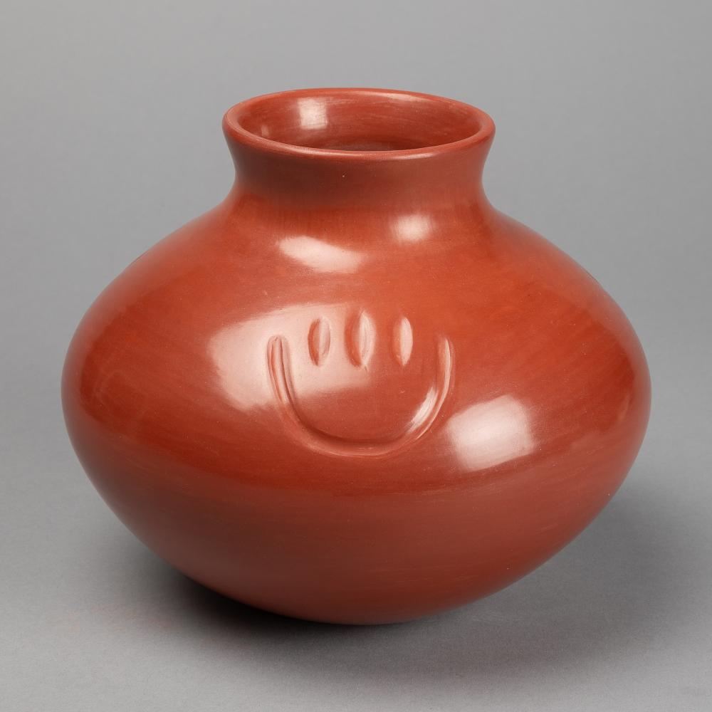 TINA GARCIA REDWARE JAR CA 1985Tina 36301c