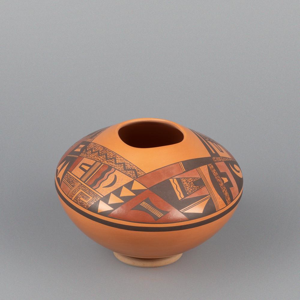 STEVEN LUCAS POLYCHROME VASE WITH 36303a