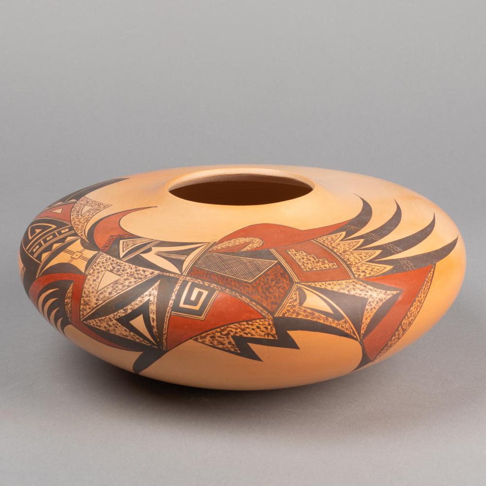 STEVEN LUCAS POLYCHROME JAR WITH 36303b