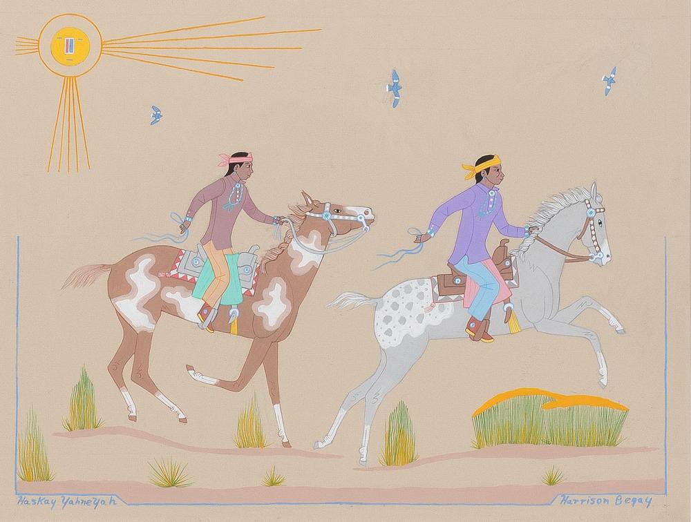 HARRISON BEGAY [HASKAY YAHNE YAH], UNTITLED