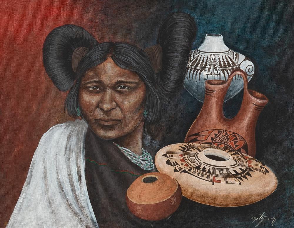 NEIL DAVID, HOPI MAIDEN AND HER