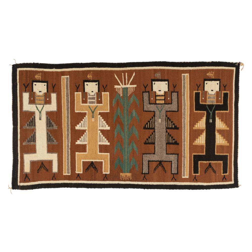 DINé [NAVAJO] YEI TEXTILE, CA.