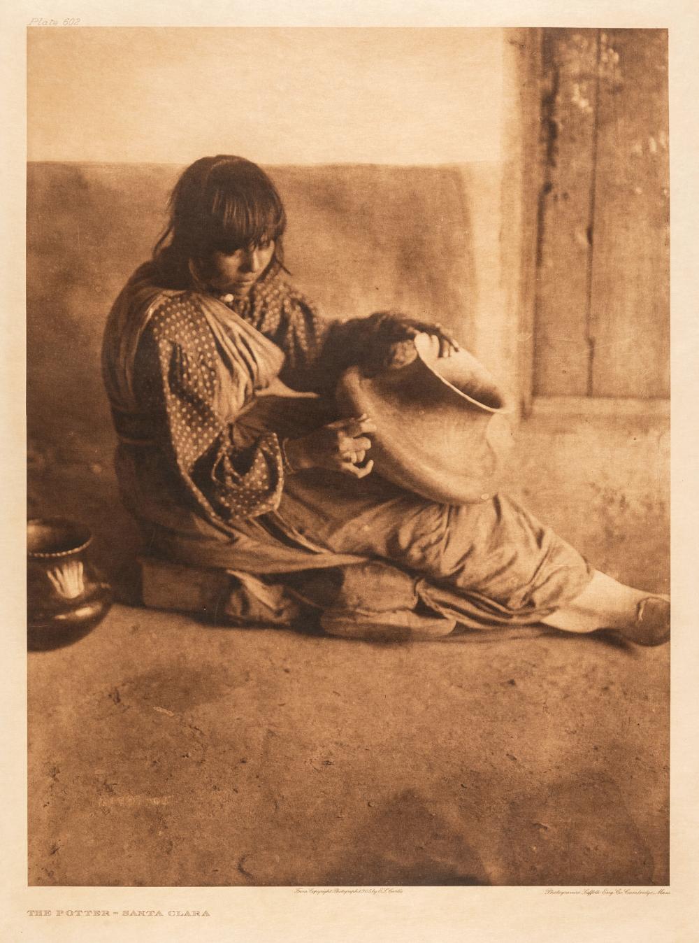 EDWARD S CURTIS THE POTTER  36327a