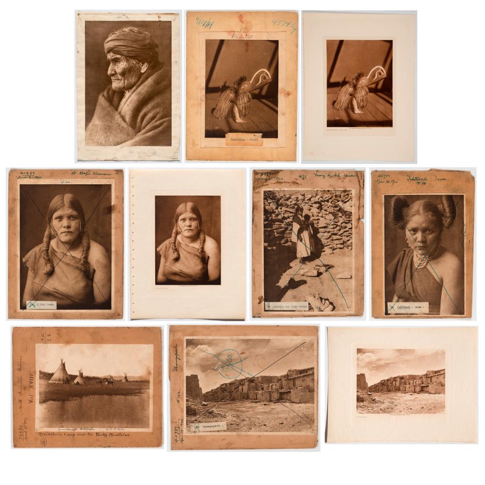 EDWARD S. CURTIS, PLATE COVER GROUPING