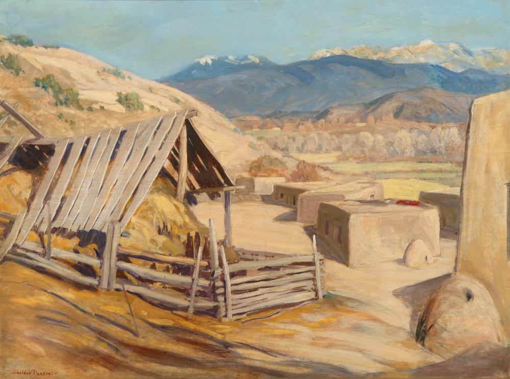 SHELDON PARSONS, HAY SHELTER WITH