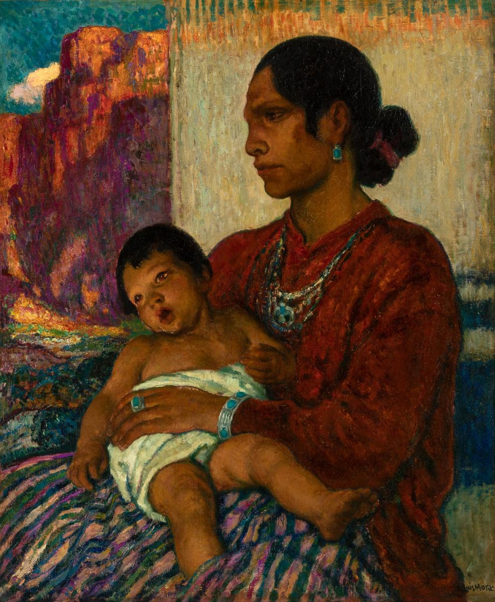 F. LUIS MORA, A MOTHER FROM THE TURQUOISE