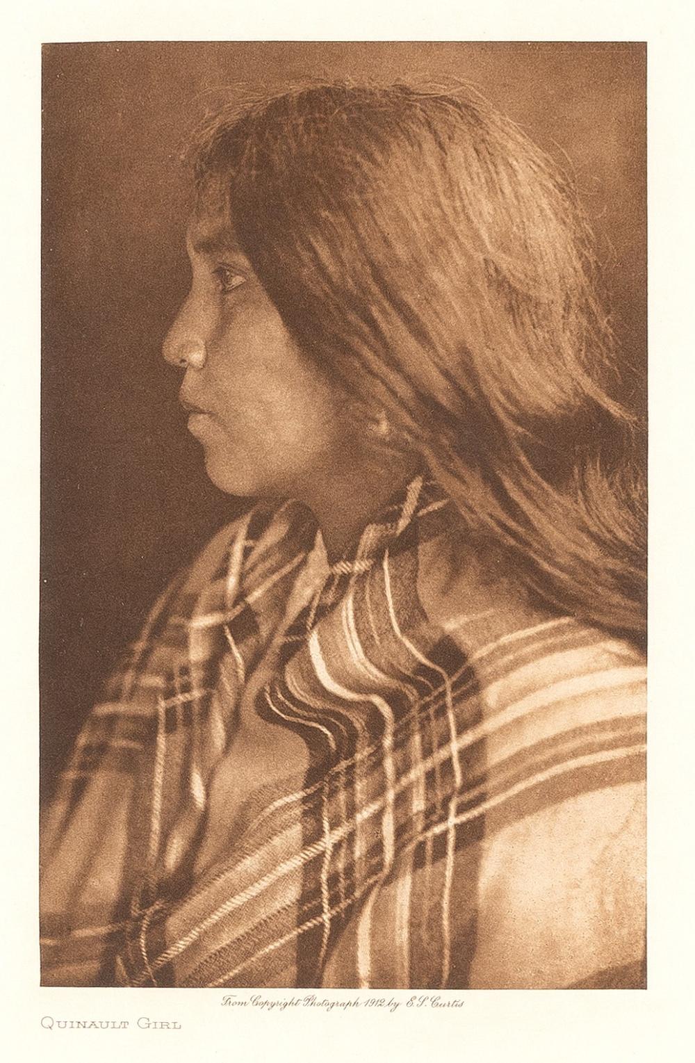 EDWARD S. CURTIS, QUINAULT GIRL, 1912Edward