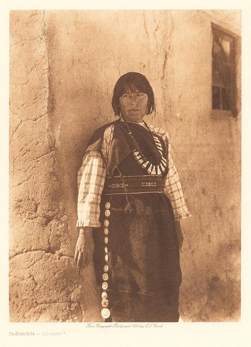 EDWARD S CURTIS TSAIYATSA COCHITI  3633da