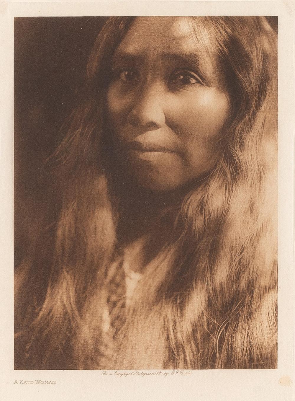 EDWARD S CURTIS A KATO WOMAN  3633d5