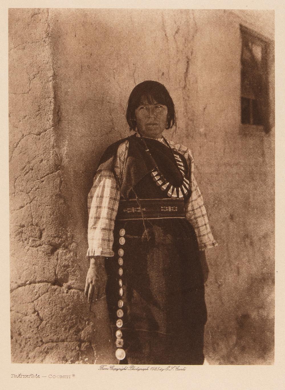 EDWARD S CURTIS TSAIYATSA COCHITI  3633e3