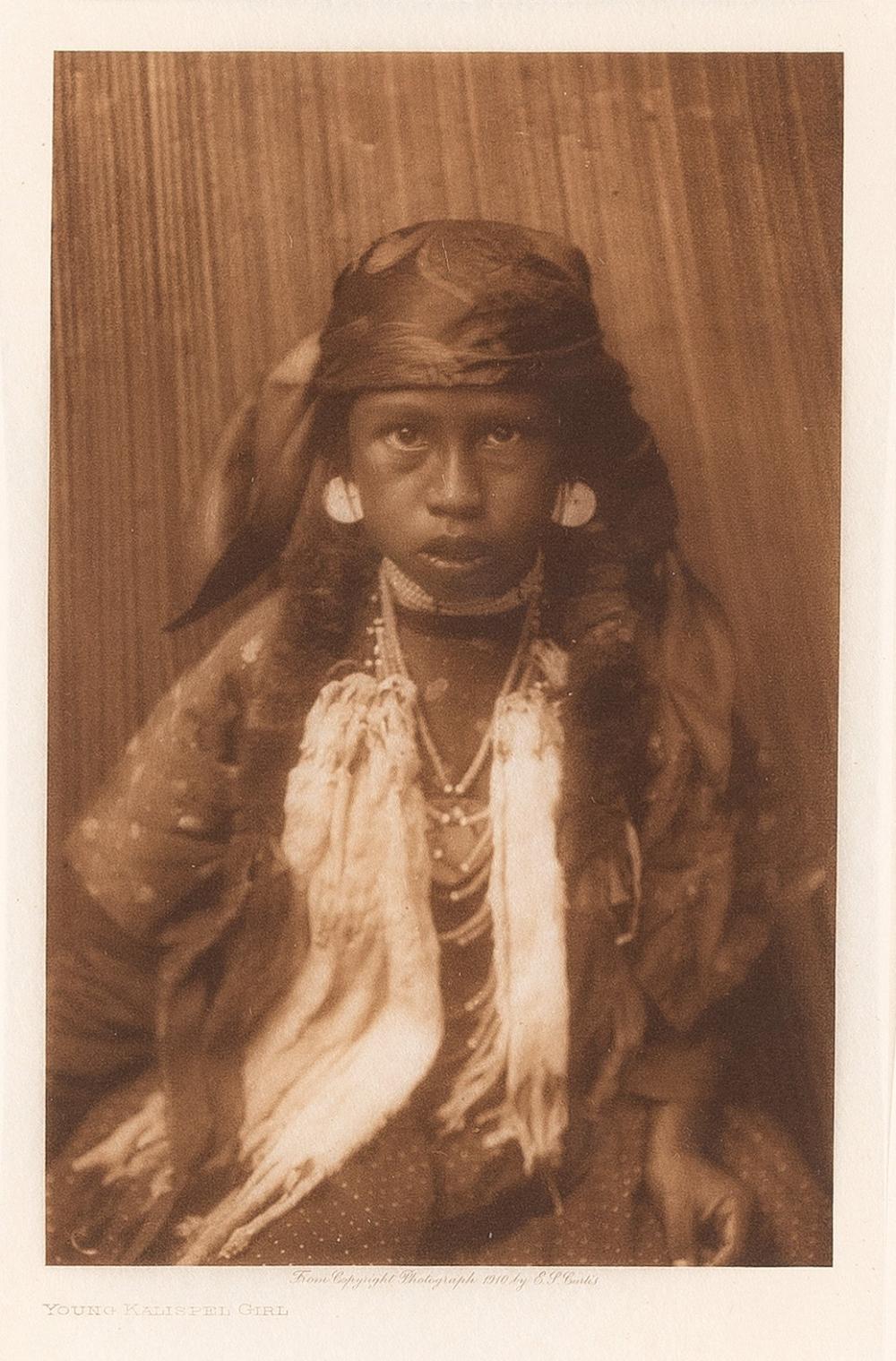 EDWARD S. CURTIS, YOUNG KALISPEL