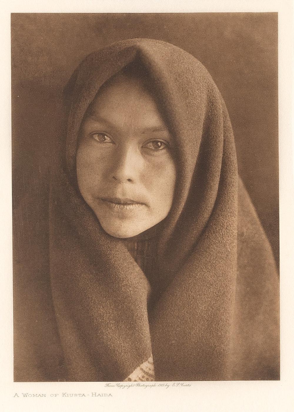 EDWARD S CURTIS A WOMAN OF KIUSTA 3633ee