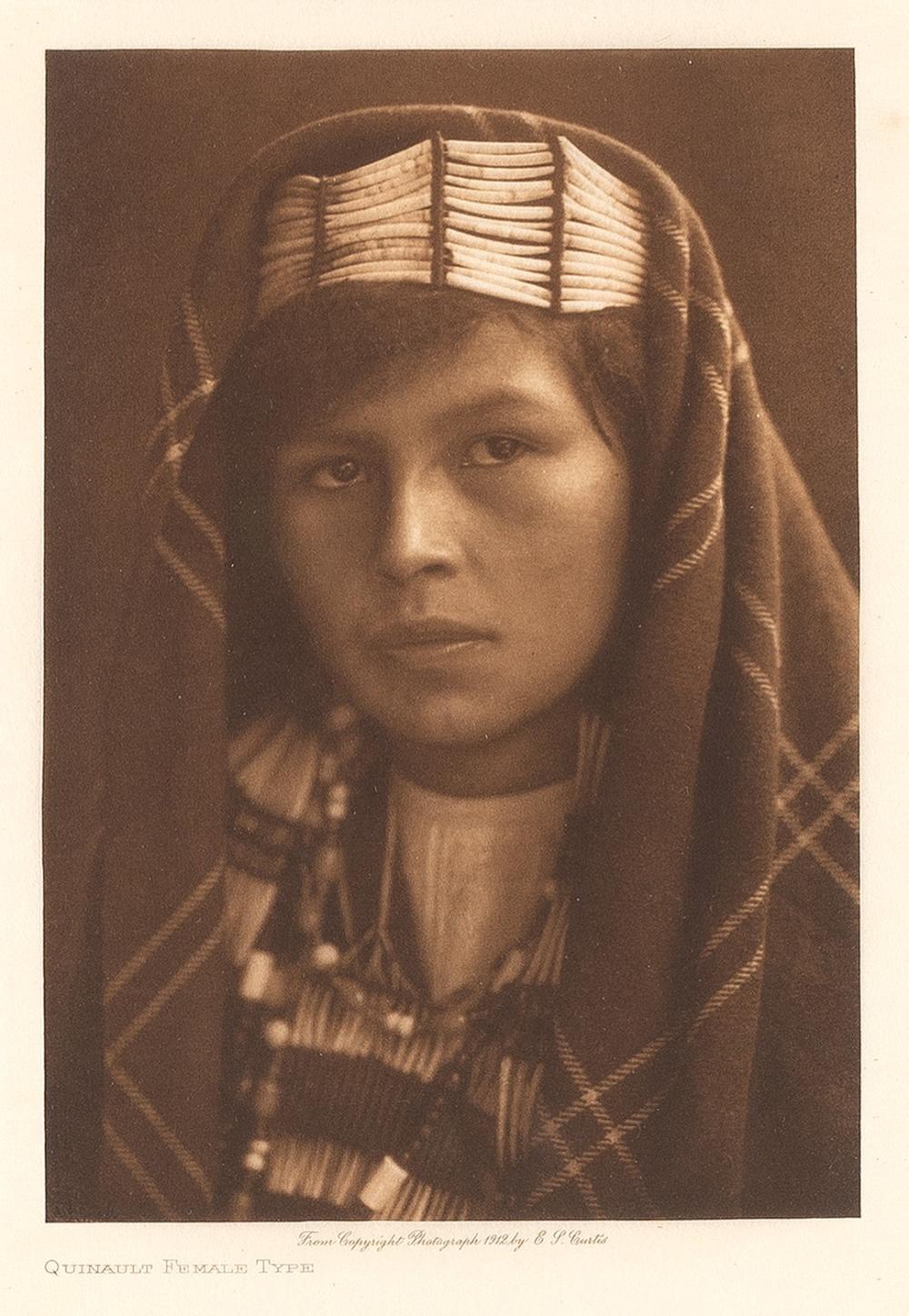 EDWARD S CURTIS QUINAULT FEMALE 3633f6