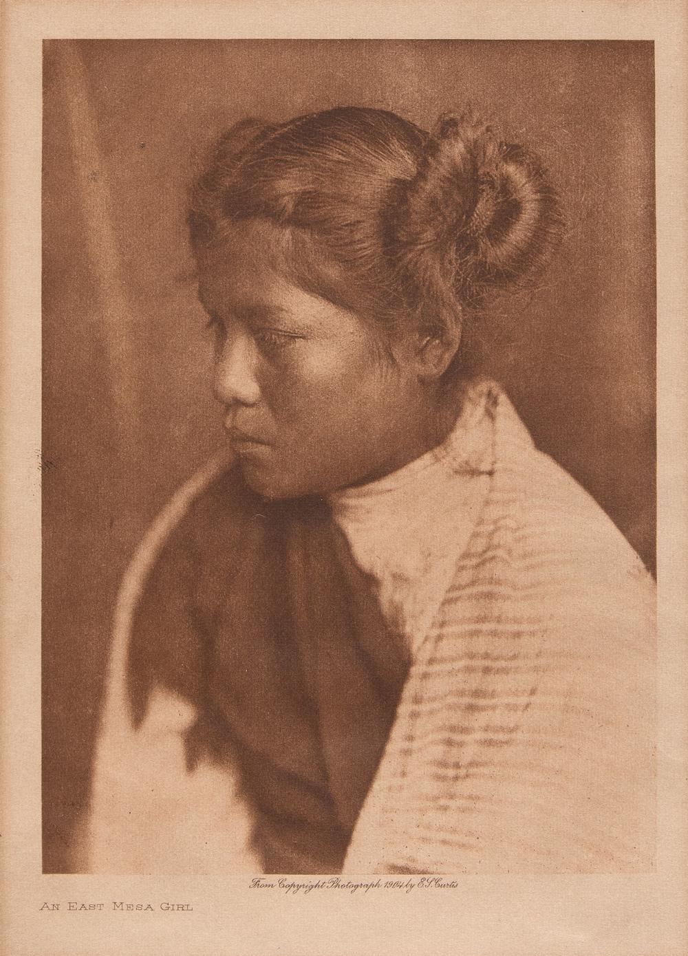 EDWARD S. CURTIS, AN EAST MESA GIRL,