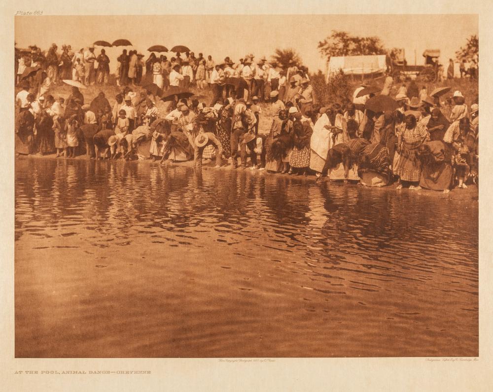 EDWARD S CURTIS AT THE POOL  36341e