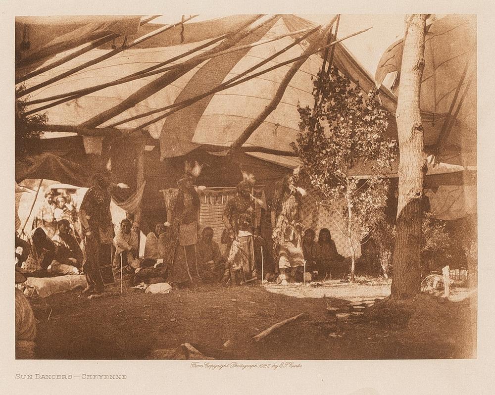 EDWARD S CURTIS SUN DANCERS  36341f