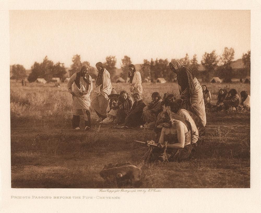 EDWARD S. CURTIS, PRIESTS PASSING