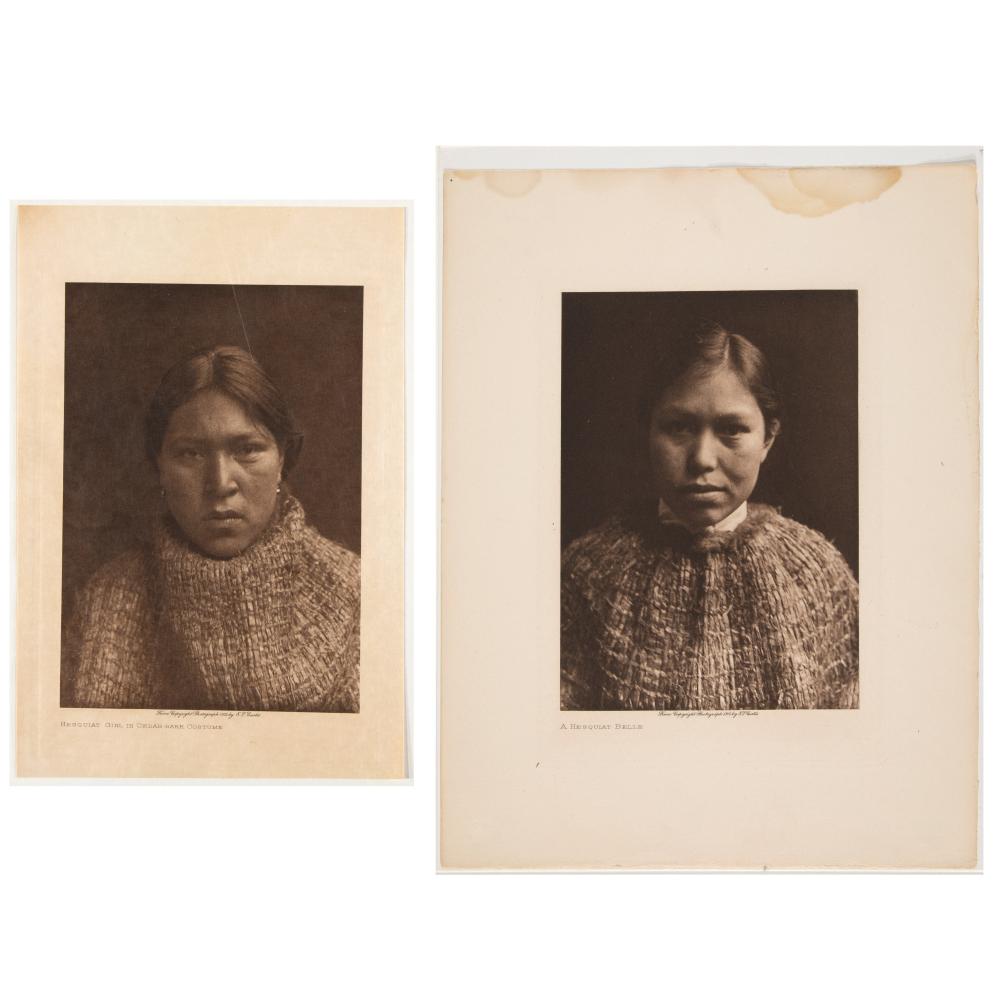 EDWARD S CURTIS A PAIR OF HESQUIAT 36343a