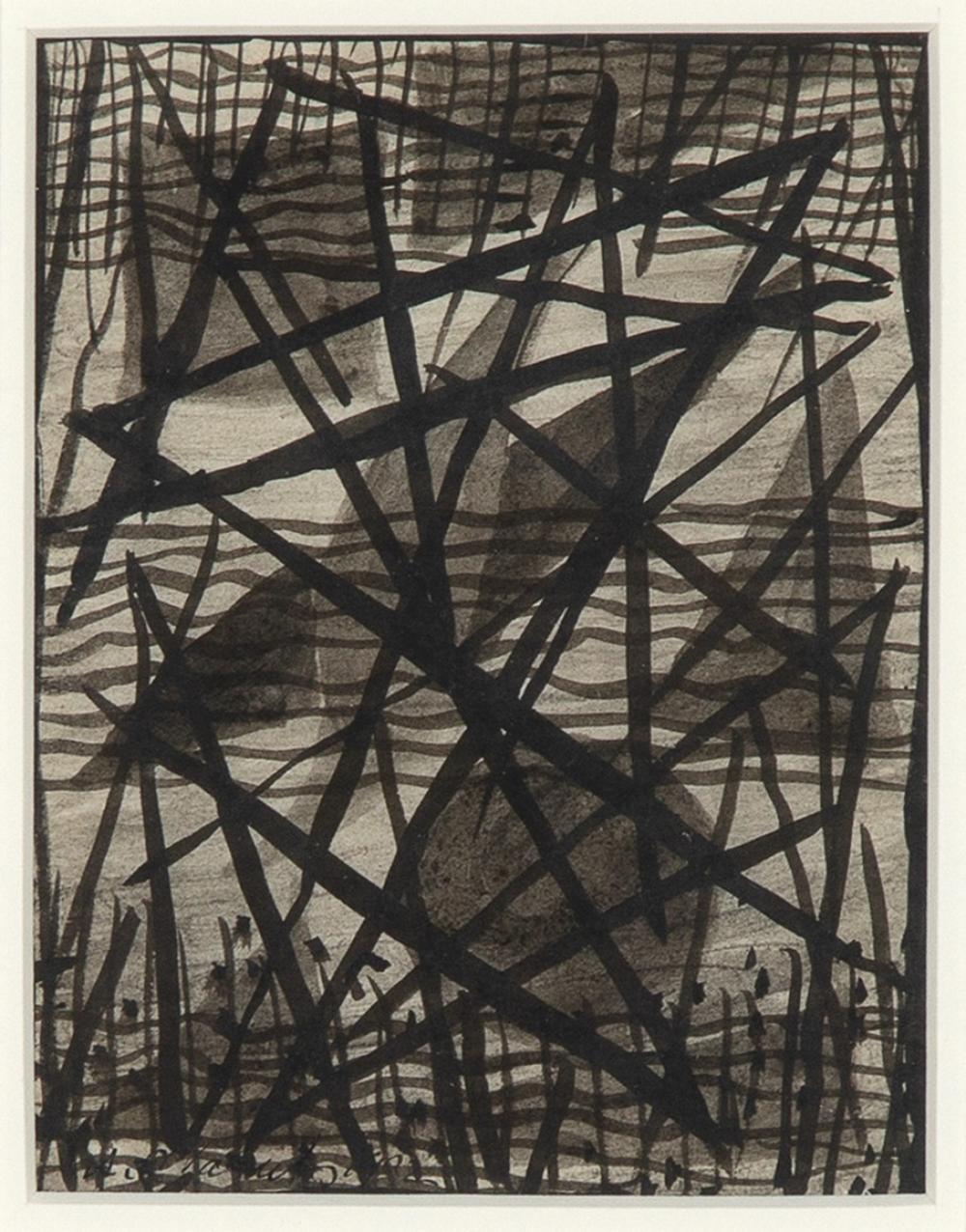 ABRAHAM WALKOWITZ UNTITLED ABSTRACT Abraham 3634b8