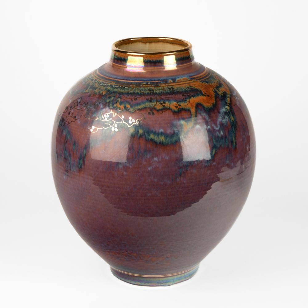 UNKNOWN, LARGE CERAMIC POT, 1989Unknown,