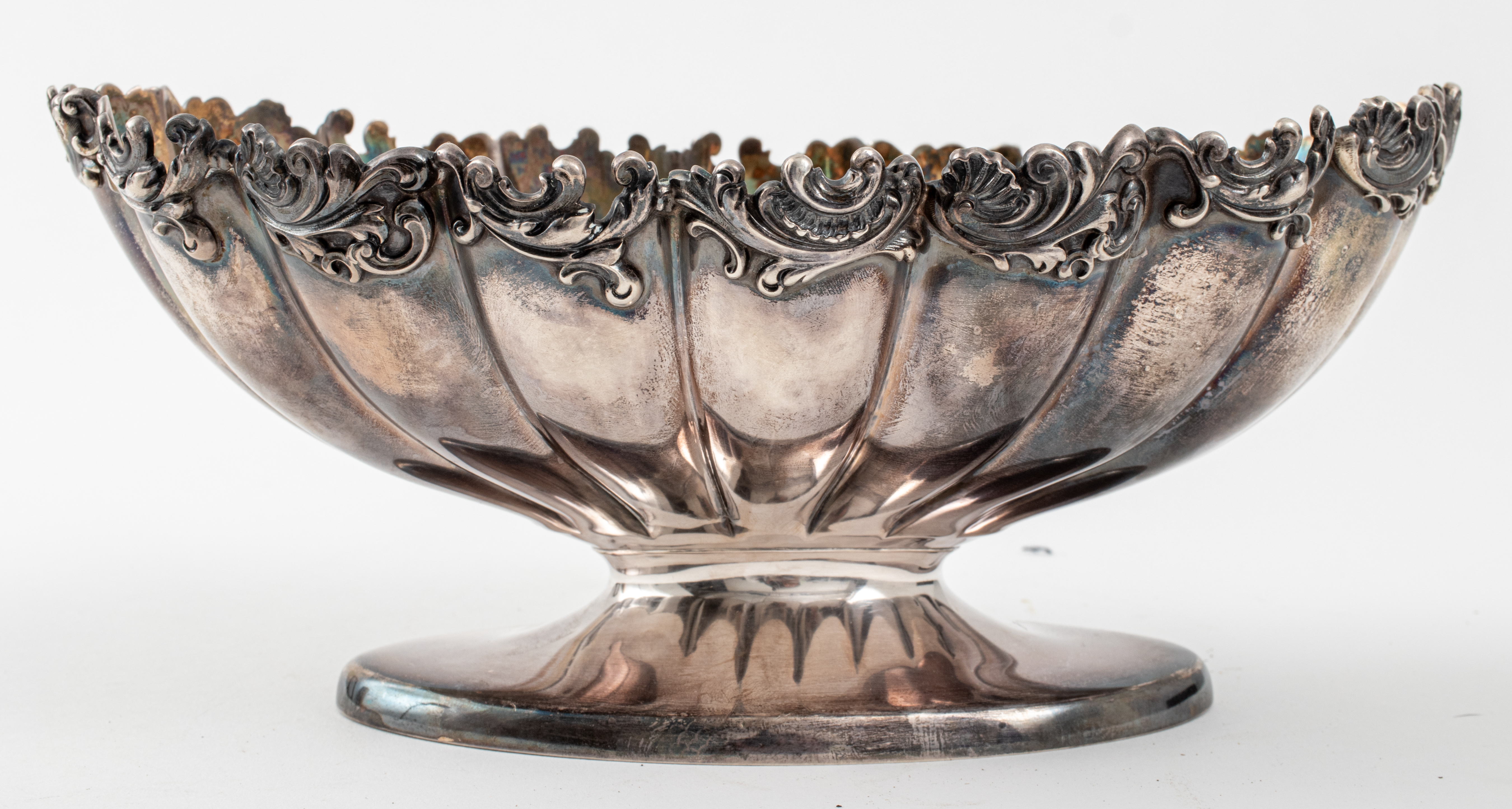GORHAM STERLING OVAL SCALLOPED