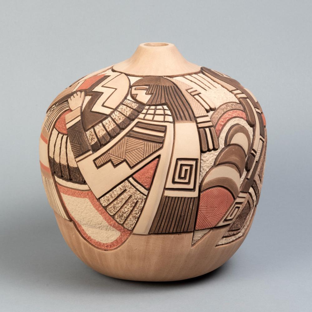 THOMAS POLACCA, HOPI POT, 1991Thomas