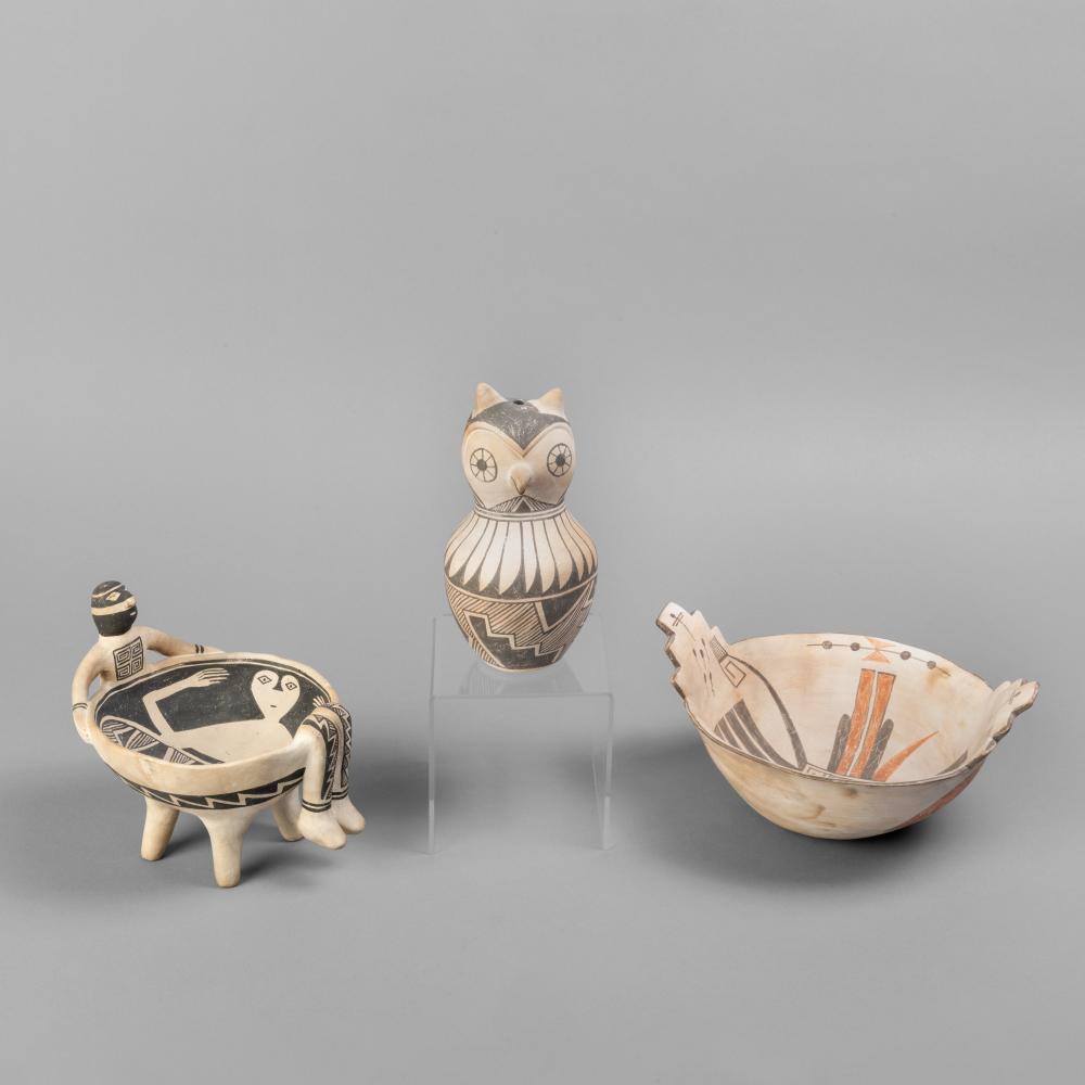 MICHAEL KANTEENA, GROUP OF THREE VESSELS: