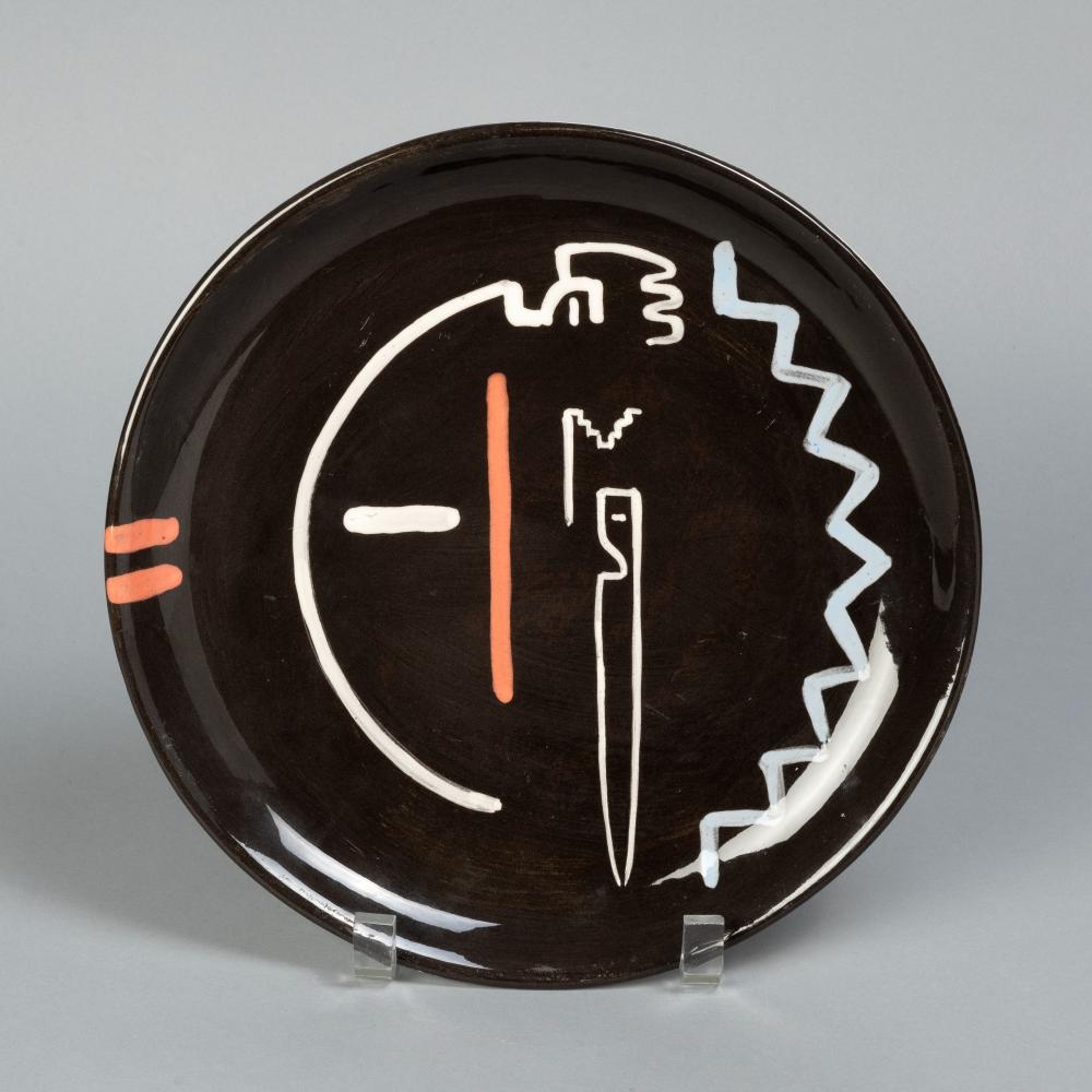 DAN NAMINGHA, CERAMIC PLATE, 1994Dan