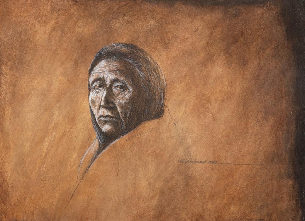 FRANK HOWELL TAOS WOMAN 1972Frank 36363b