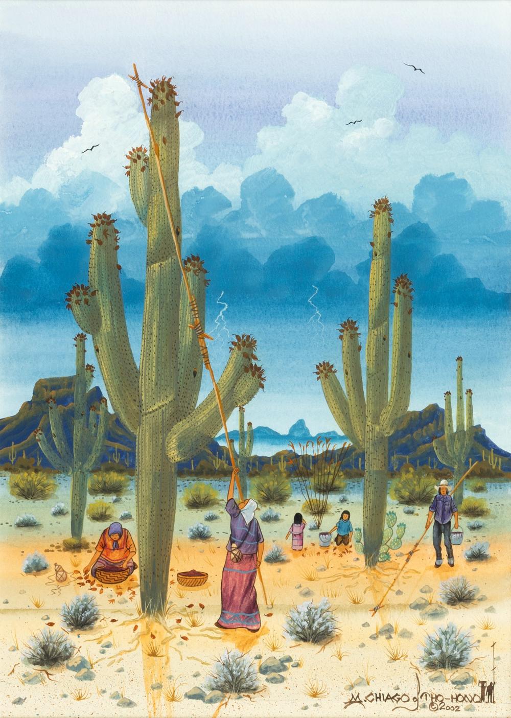 MIKE CHIAGO, UNTITLED (SAGUAROS),