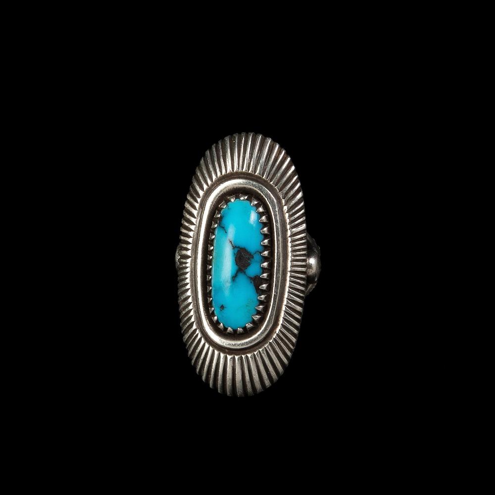 KENNETH BEGAY SILVER RING WITH 36375d