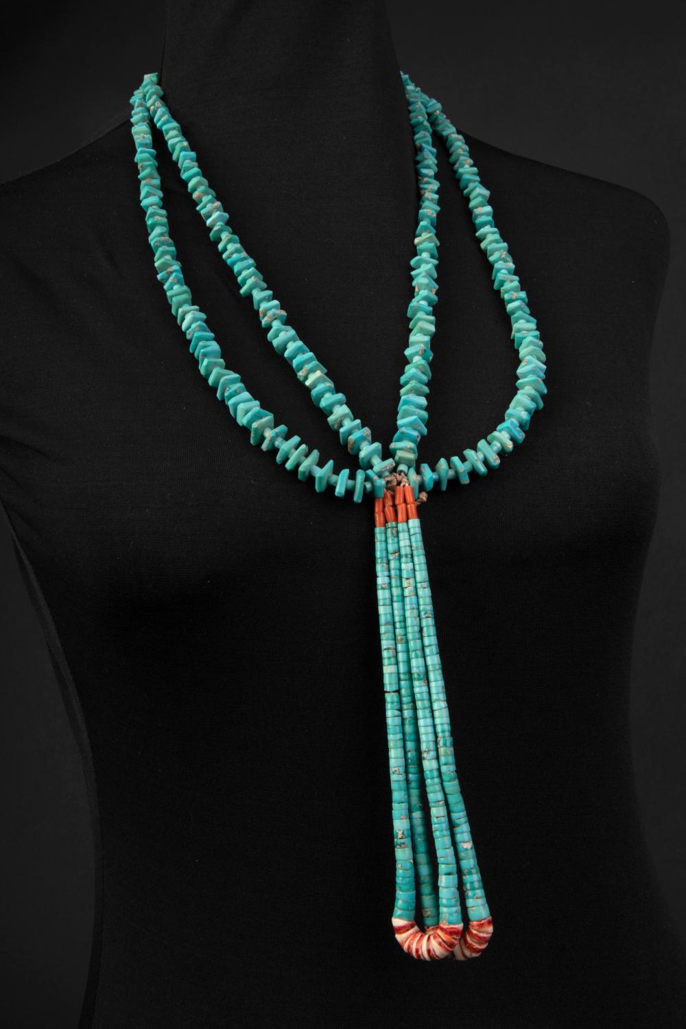 RAY LOVATO TWO STRAND TURQUOISE 363766