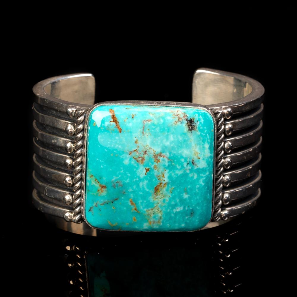 ALBERT LEE SILVER AND TURQUOISE 36377a